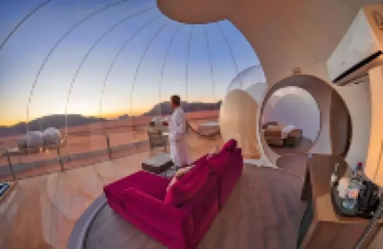 Wadi Rum Bubble Luxotel Hotels in Quairah District