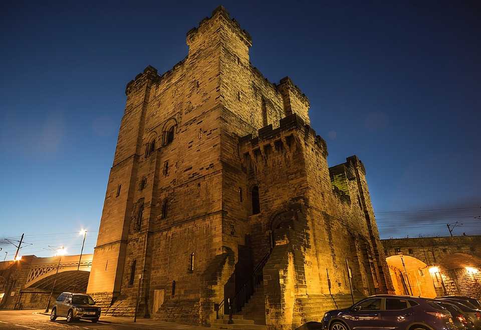 (Site of) Castle — Newcastle Upper