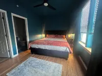 The Birdcage at The Hawk sleeps 10 - 2 bedrooms & 2 1/2 bathrooms.