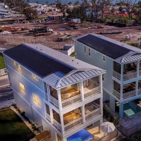 Coastal Luxe Villa! Tranquil 3-Story Retreat with Bay Views near Anna Maria Isl