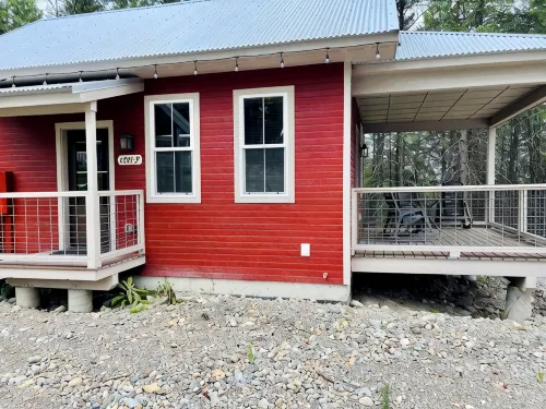The Avalanche at Elk Ridge Village cabin 301E with views of Flathead Lake