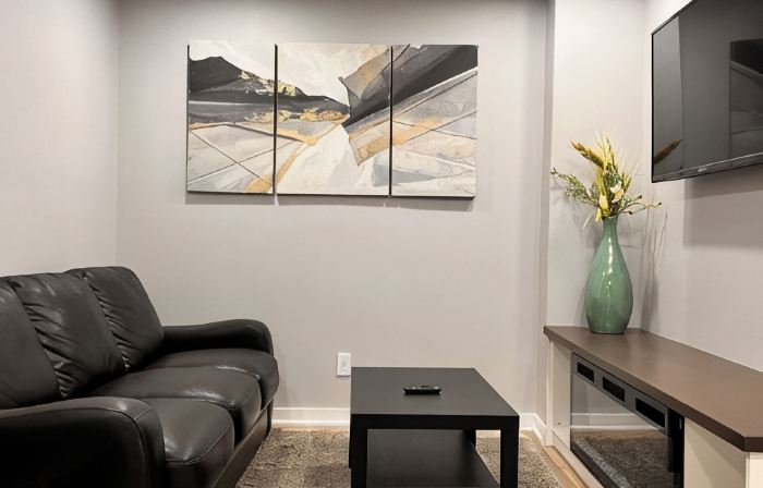 Darlington’s basement suite!