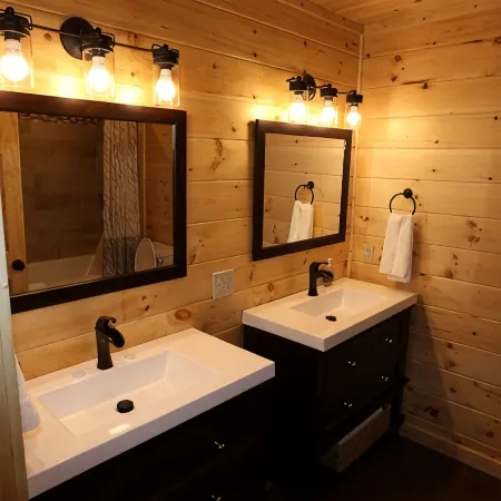 Beautifully remodeled one bedroom cabin.