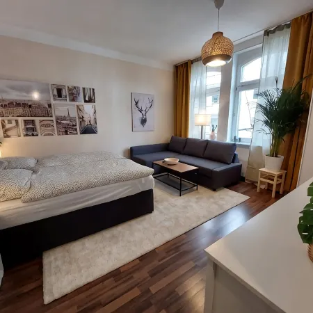 3/2 Voll Ausgestattetes Apartment Mitten in Erfurt Parkplatz Inkl
