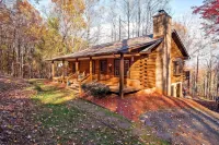 Relax in Nature's Beauty: Private Log Cabin w/ Two Spacious, Open Living Areas - Gym