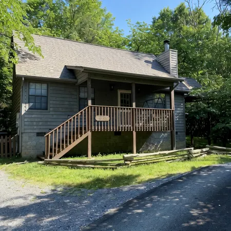Cozy Pet Friendly Cabin in Townsend w/ TONS of privacy.  Sleeps 8.