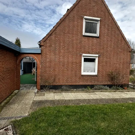 Small, cozy semi-detached house on a large plot