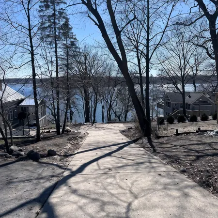 Tiny Red House near Lake Delavan