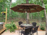 Cozy LOG CABIN in the woods w/hot tub & deck. Near Lake Ouachita & Hot Springs - Chalets