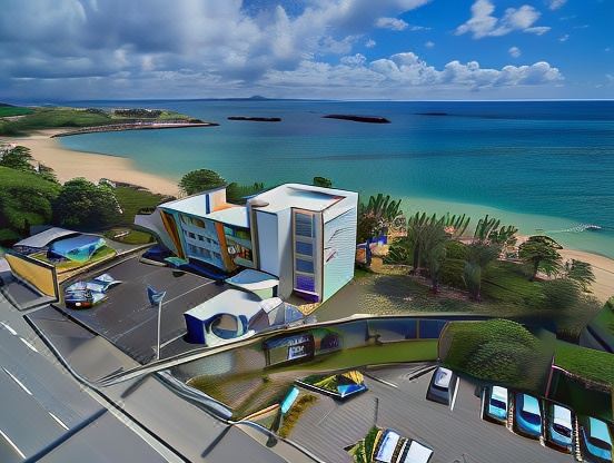 [호텔 & 레스토랑 온 더 비치 루이의 해변가 전경]