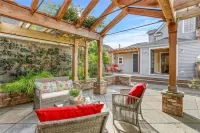 Spacious retreat with outdoor dining, patios and views