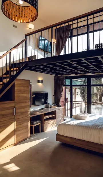 ห้องดีลักซ์ดูเพล็กซ์วิวสระน้ำ