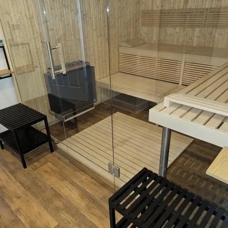 Farbzauber Blau im Harz apartment Thore with sauna, balcony, garden, bicycle shed