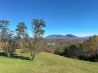 High View Lodge, log chalet with unparalleled views of Western Maine Mountains