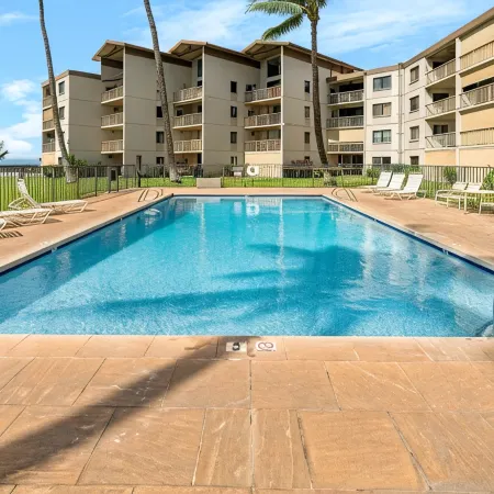 Oceanfront Maalaea Harbor Two Bedroom Condo within walking distance to beach