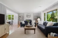 Newly renovated coastal retreat just 1.5 miles from the beach.