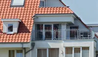 Luxury penthouse with large roof terrace, beach location, sauna & fireplace! - badewanne