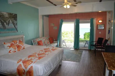 Beachfront large one bedroom studio, adjoining studio can be added to make 2/2. Hoteles en 