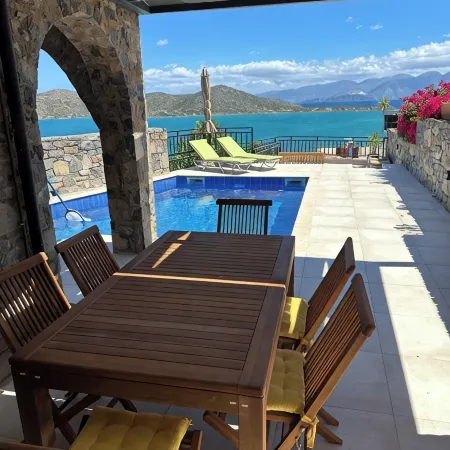 Villa Mavrikiano Has Breathtaking View of the Sea and Mountains + Private Pool.