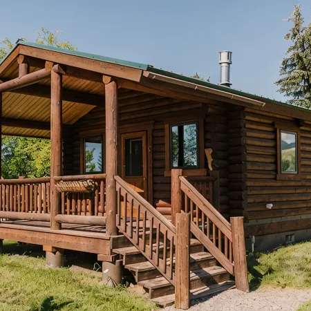 Grey Wolf Cabin #6 at Gallatin Canyon Cabins