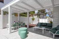 Mondello, Villa Blu with swimming pool (7 min from the beach)