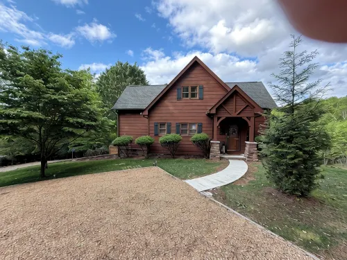 Private, 5 Star Mtn. Home. Amazing LR Views, Hot Tub, 2 Decks, & Game Room! - 부티크