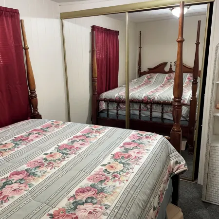 Vacation Stay at Hubbard Lake Air-Conditioned Lakefront Mobile Home