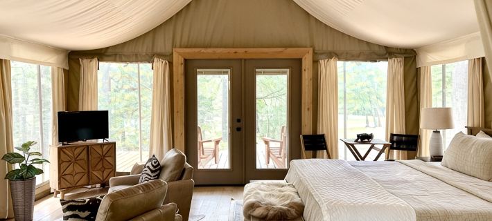 Pinehaven Luxury Glamping Hotels in Fayette County
