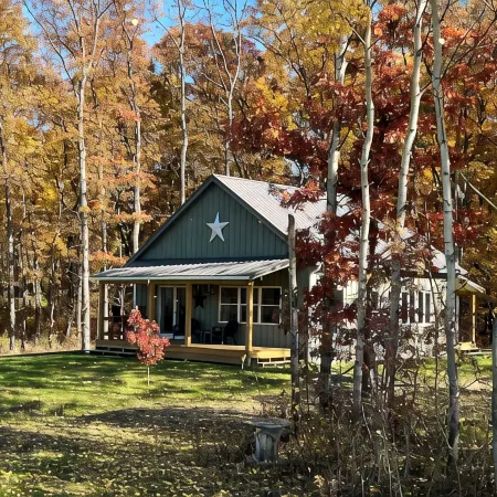 Firefly Cottage Nestled in a Vineyard 1 Mile to Keuka Lake