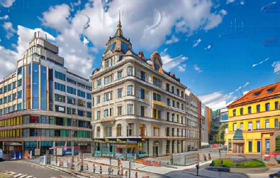 Mottl House by Adrez Отели рядом с достопримечательностью «Пражские куранты»