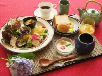 Guestroom Garden Azumino - breakfast