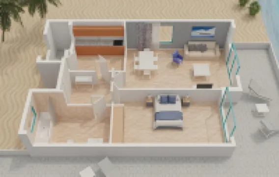 中庭海灘魔法酒店