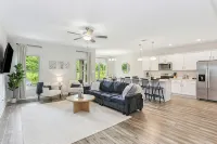 Hearth & Haven  4BR w/ Game Room + Fire Pit Walk to Foley Sports Complex