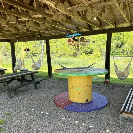 Private Creekside RV Stay Near Ellicottville NY @ Campground Adventures