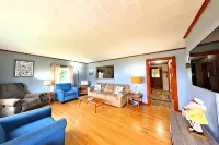 Johnson Homestead. One level living, ocean view with semi-private beach access.