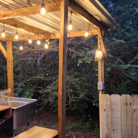 Rustic Glamping with Goats in Forest Near Houston