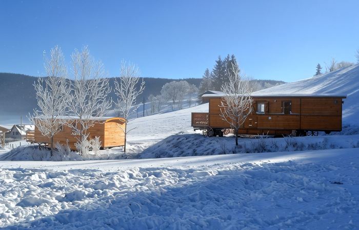 Roulottes a la Ferme sur le Plateau du Vercors