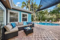 4/4 Home w/ Pool & Hot Tub – Steps from the Beach!
