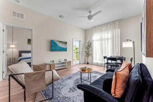 Riviere 2BR Apartment Pet Friendly Oasis Sleeps 6 Close to Epic Universe Pool & Gym