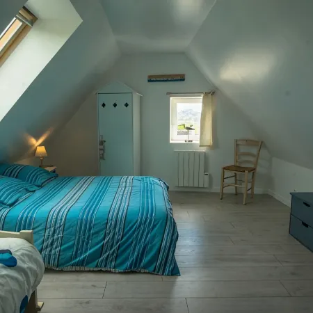 Sea view, stone house between Crozon Camaret, Wifi, closed, bright garden