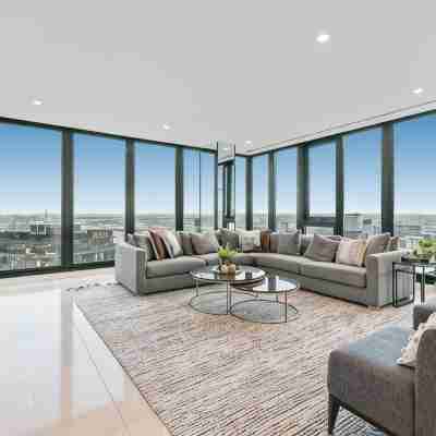 Melbourne City Apartments Panoramic Skyview Penthouse Rooms