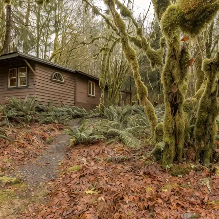 Cozy Rustic 20 minutes to Mt Baker walk to town, hot tub, High Speed Internet