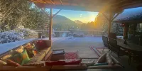 Romantic LOG CABIN on Stilly River w/ Hot tub! Setup for 2 people only - Chalets