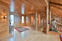 圓湖畔近步道家庭友好型定製原木小屋度假屋 - Wi-Fi