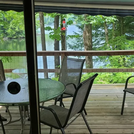 Lakefront Home w/Fireplace near Lk George. Dog-friendly! Telecommuters welcome!