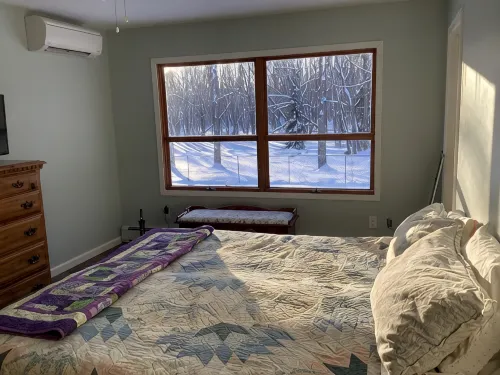 Newly renovated, large home, private, wooded area, beautiful river, pet friendly