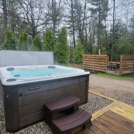 Amazing Dome! Panoramic Barrel Sauna! Hot Tub! Sleeps 6 Pet Friendly, Fire Place Отели в г. Интерлошен
