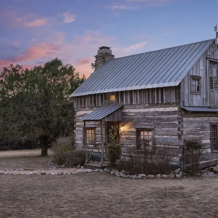 Voted Most Romantic! 1800's Peach Cabin/Close to Downtown/Hot Tub/Peaceful!