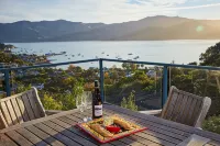 Akaroa Holiday Home.  Spacious, sunny, harbour views and close to town. Sleeps 8