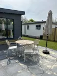 Nice and new cozy furnished chalet for 4 people, 800 meters from the beach. - Feriehus